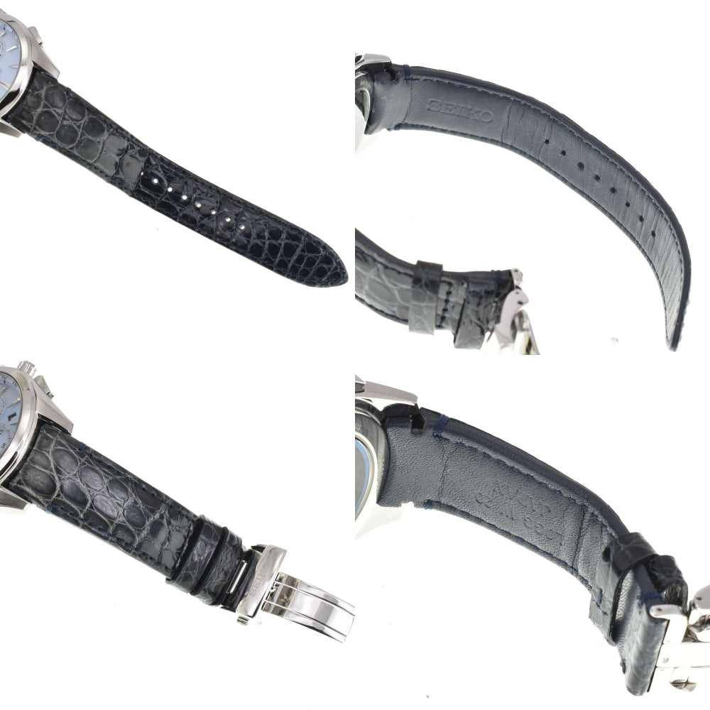 with paper SEIKO Brights Flight Expert SAGA215 Light blue Dial Radio Sync Solar Men's
 Watch A#143618