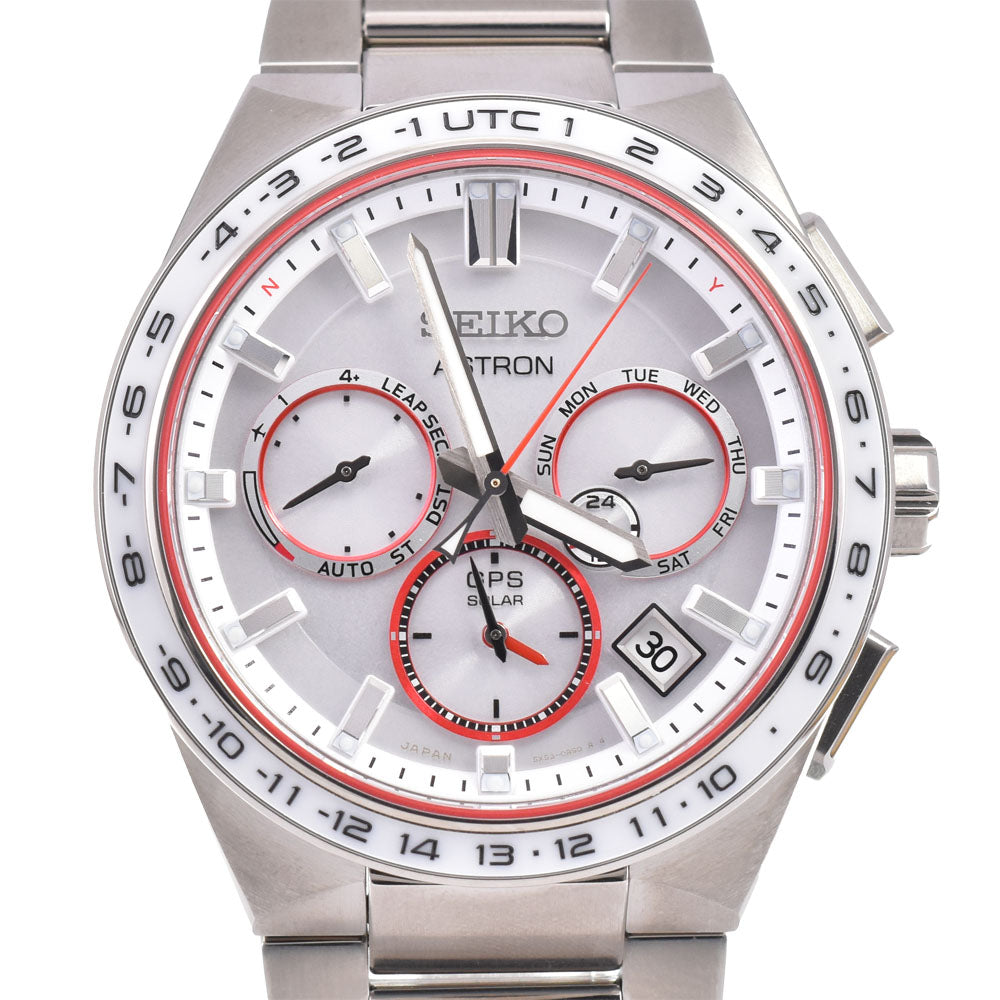 with paper SEIKO Astron SBXC133/5X53-0CB0 Doctors Without Borders collaboration limited edition titanium model white Dial GPS Solar Men's
 Watch O#143619