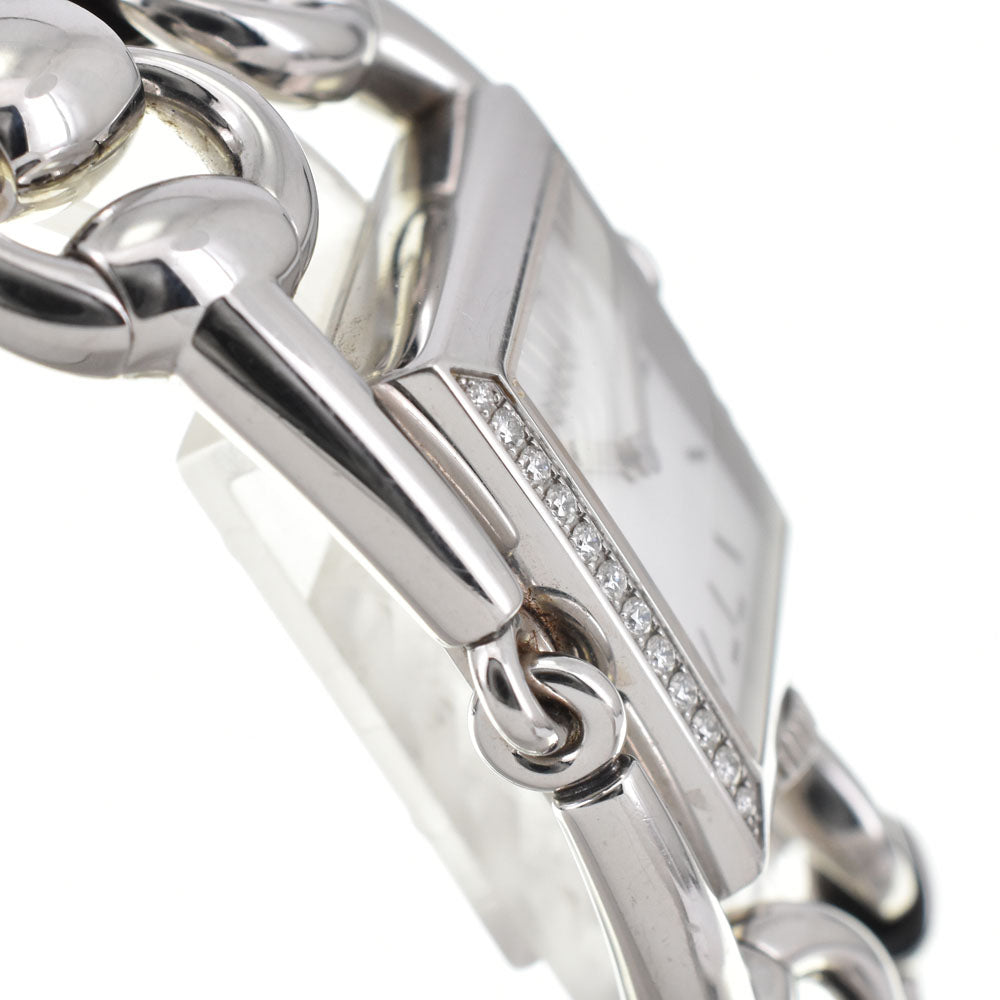 GUCCI Signoria YA116307/116.3 Diamond Bezel White shell Dial Quartz Ladies
 Watch R#143622