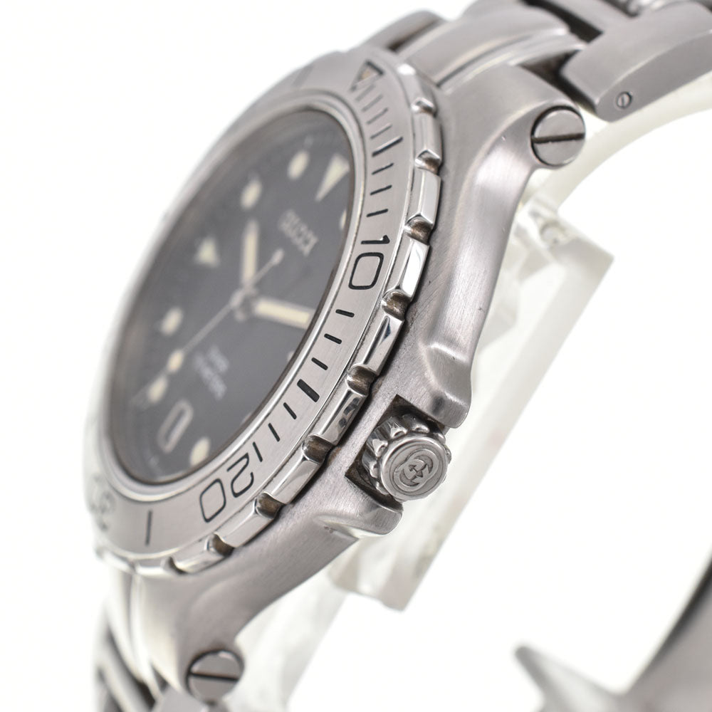 GUCCI DIVER 100m 9750M Date black Dial Quartz Men's
 Watch R#143626