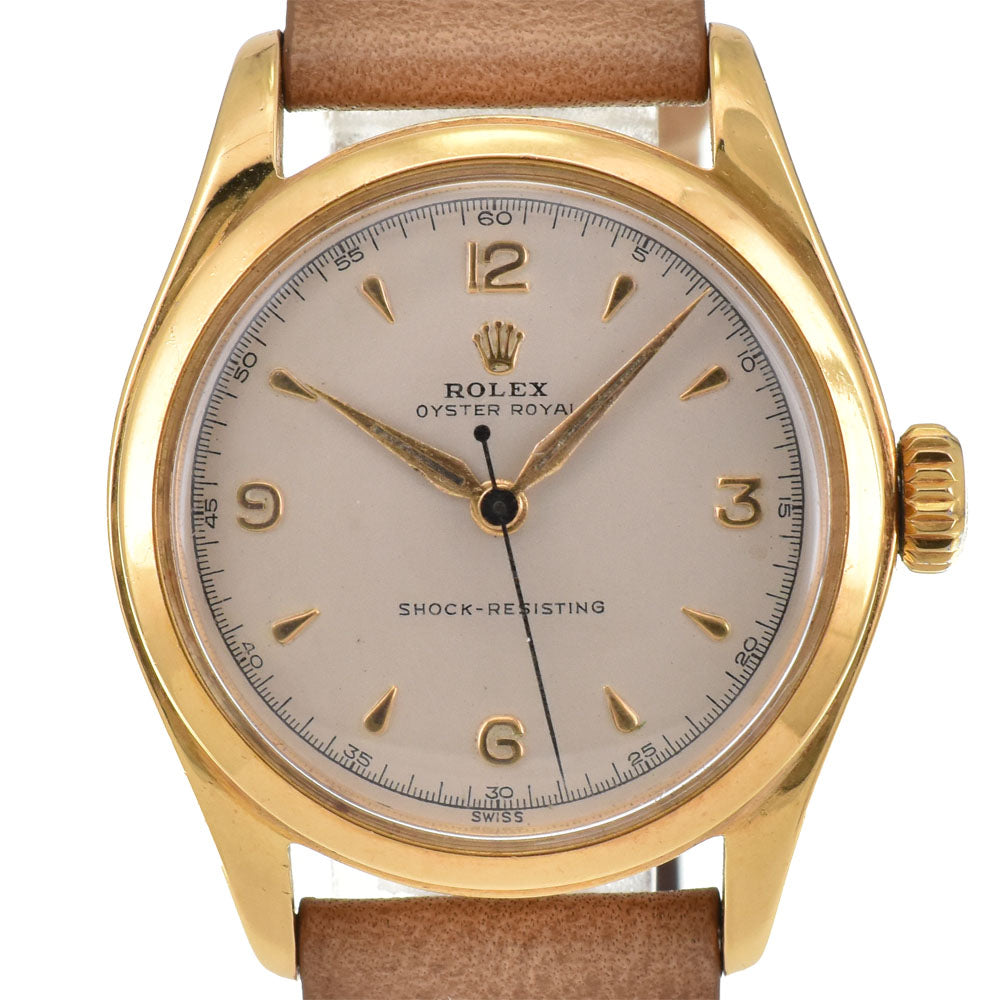 ROLEX Oyster Royal 6144 vintage Cal.710 Silver Dial Hand Winding Men's
 Watch R#143637