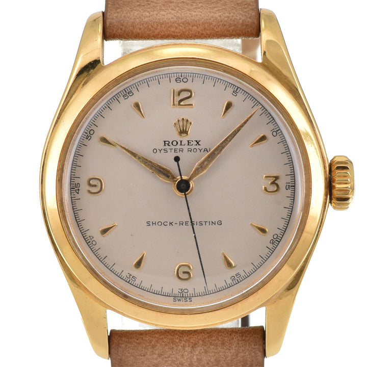 ROLEX Oyster Royal 6144 vintage Cal.710 Silver Dial Hand Winding Men's
 Watch R#143637