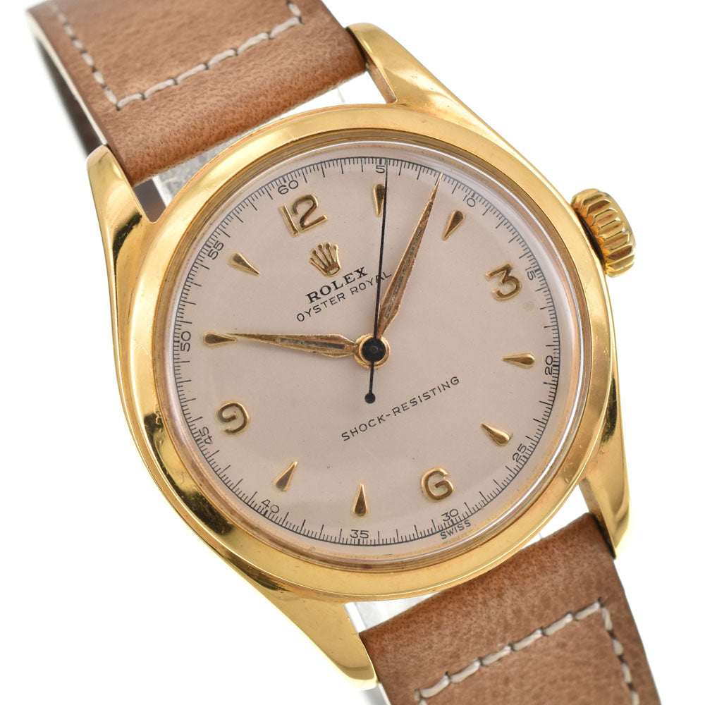 ROLEX Oyster Royal 6144 vintage Cal.710 Silver Dial Hand Winding Men's
 Watch R#143637