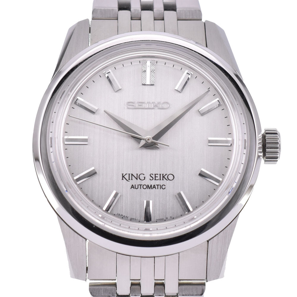 with paper SEIKO King Seiko SDKS003/6R31-00D0 Seiko Watch Salon Exclusive Silver Dial Automatic Men's
 Watch O#143639