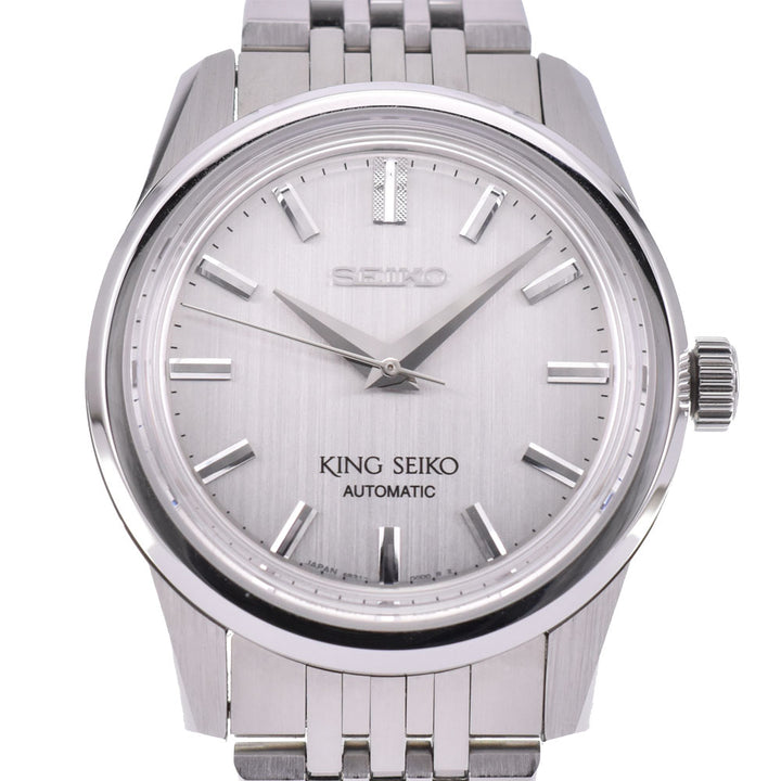 with paper SEIKO King Seiko SDKS003/6R31-00D0 Seiko Watch Salon Exclusive Silver Dial Automatic Men's
 Watch O#143639