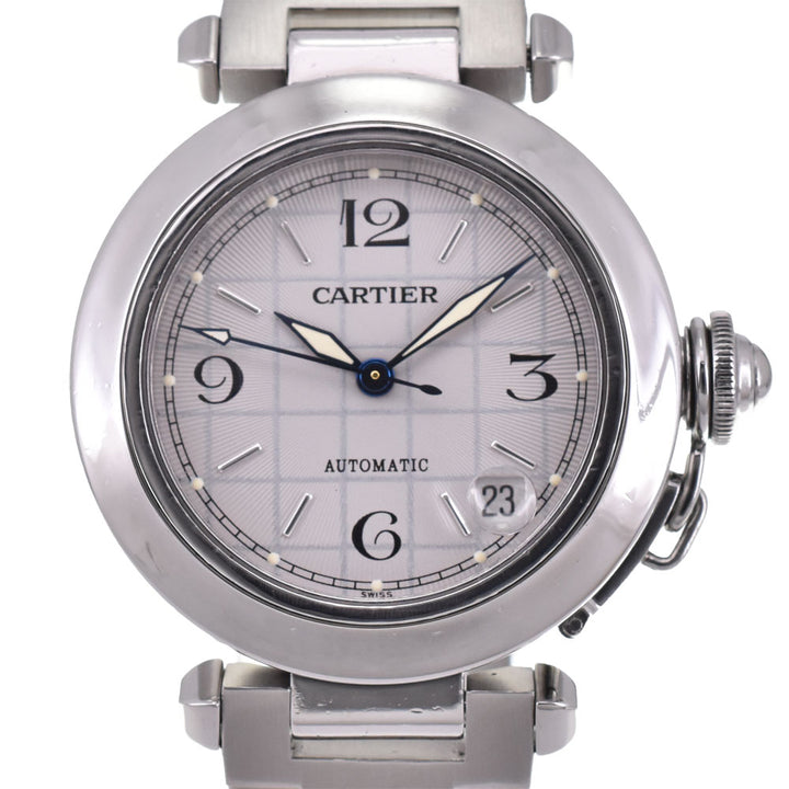 CARTIER Pasha C Date W31023M7 Silver Dial Automatic Unisex
 Watch Q#143640