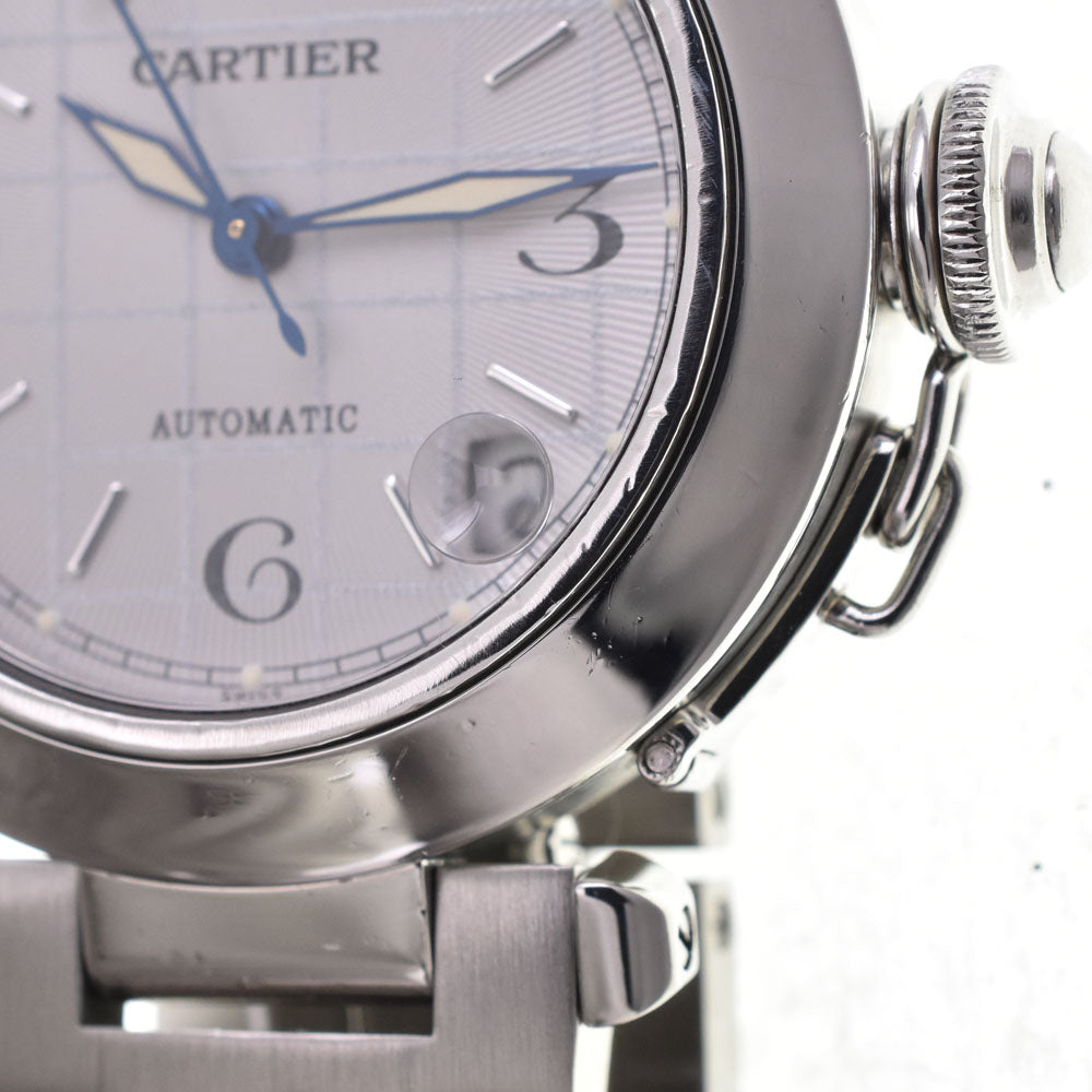 CARTIER Pasha C Date W31023M7 Silver Dial Automatic Unisex
 Watch Q#143640