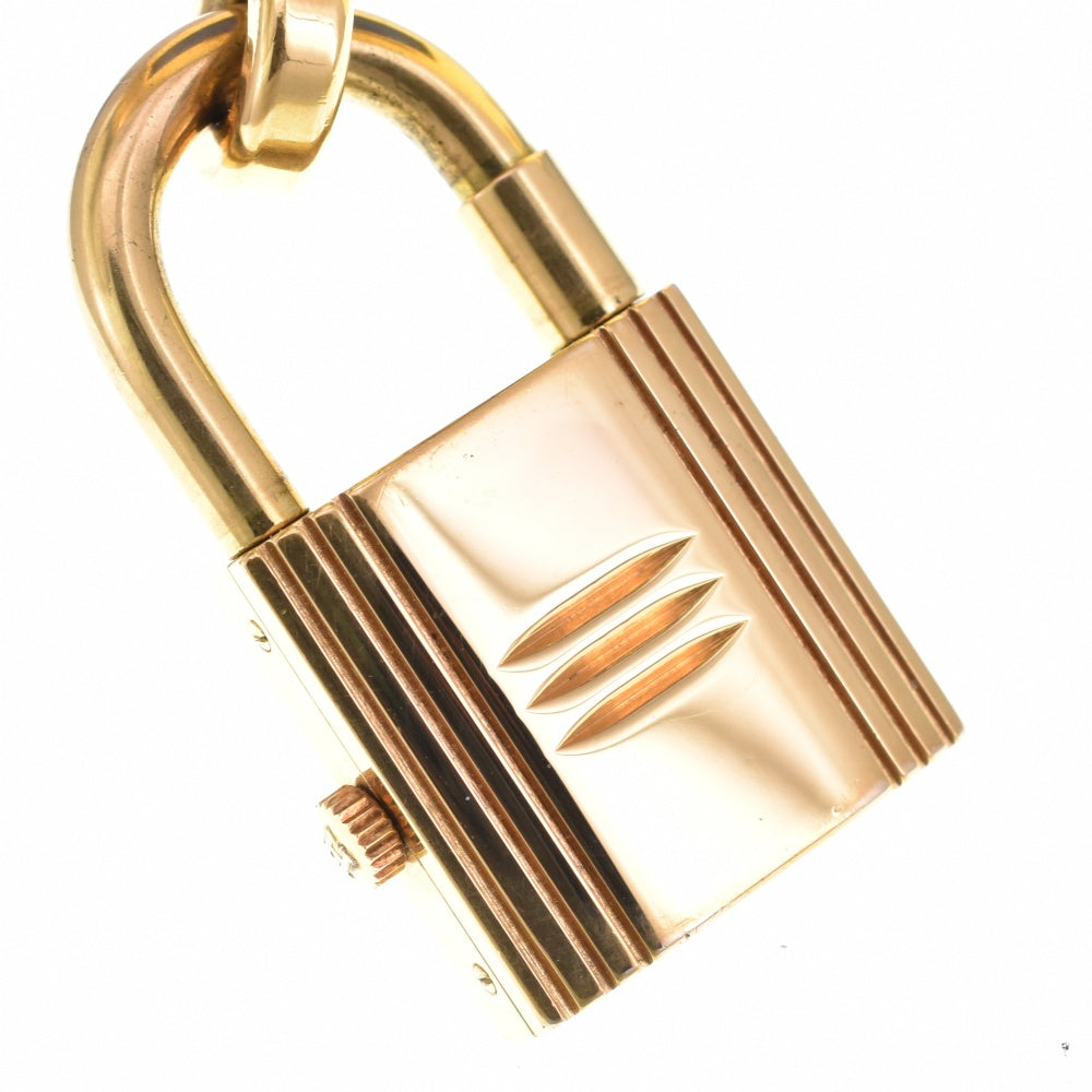 HERMES Kelly watches KE1.201 Gold Plated / Leather gold Dial Quartz Ladies
 Watch O#143643