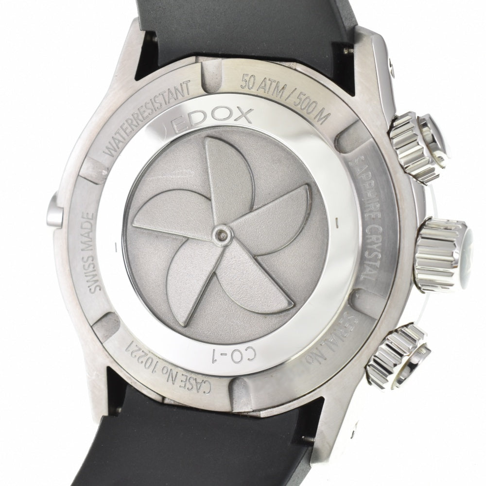 EDOX Chrono Offshore 1 10221-3-NIN Chronograph Date black Dial Quartz Men's
 Watch O#143644