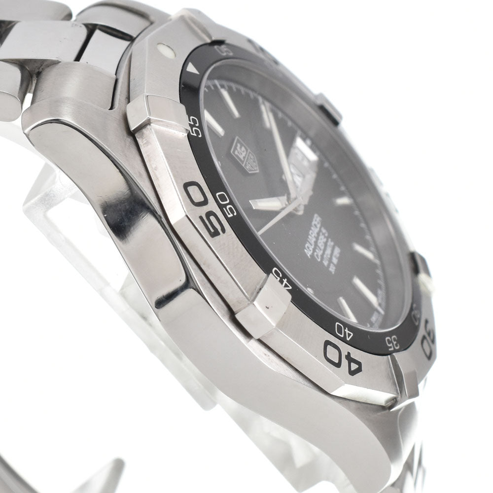 TAG HEUER Aqua racer WAF2010.BA0818 Day date black Dial Automatic Men's
 Watch O#143645