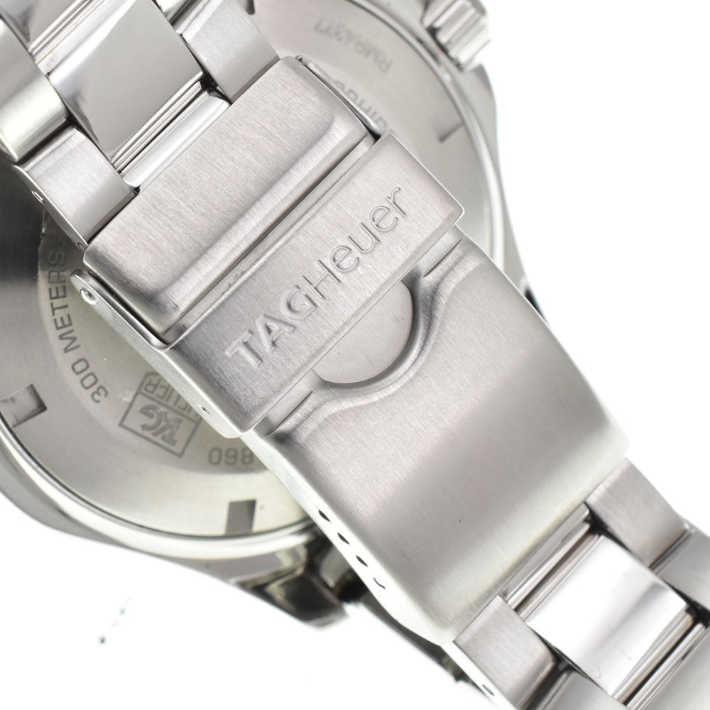 TAG HEUER Aqua racer WAF2010.BA0818 Day date black Dial Automatic Men's
 Watch O#143645