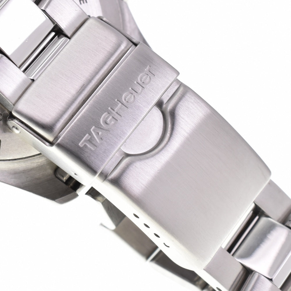 TAG HEUER Aqua racer CAF1111 Chronograph Date Silver / navy Dial Quartz Men's
 Watch O#143646