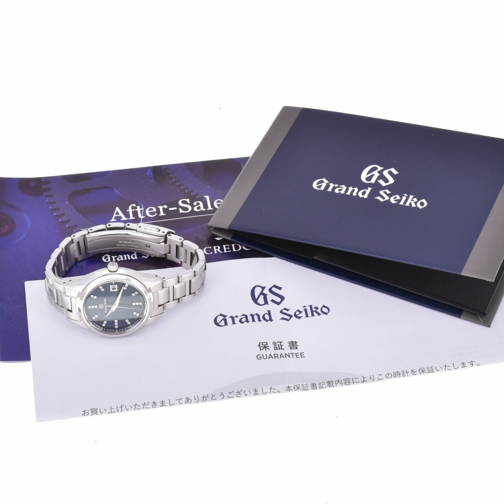 with paper SEIKO Grand Seiko STGF325/4J52-0AE0 25P Diamond blue Dial Quartz Ladies
 Watch O#143647