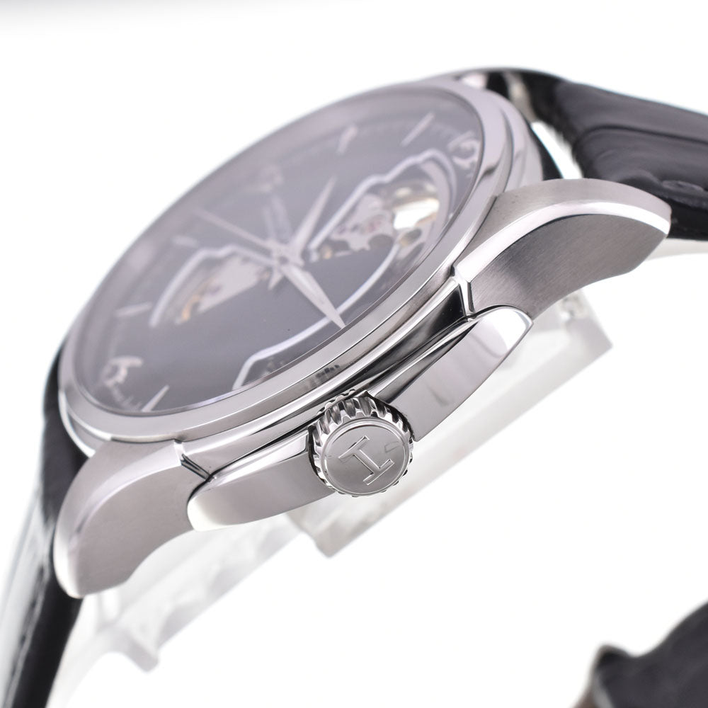 with paper HAMILTON Jazz master H325651 see-through back black Dial Automatic Men's
 Watch R#143651