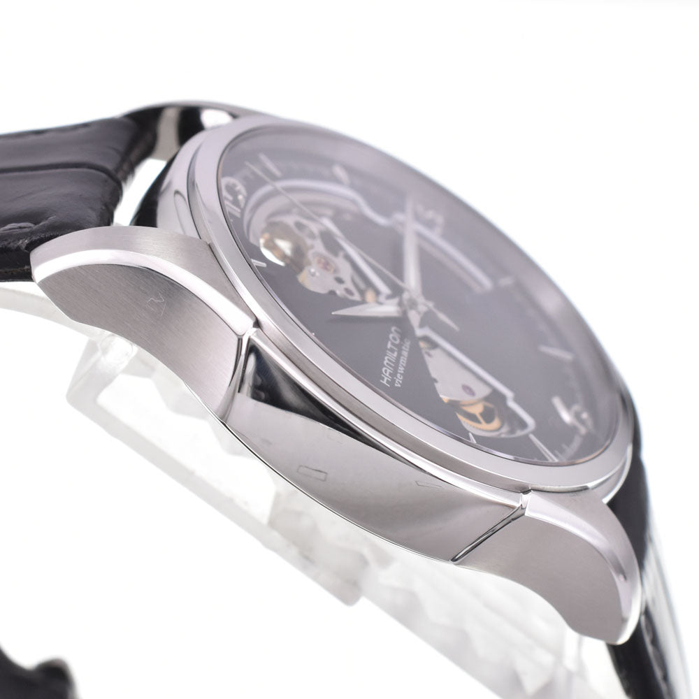 with paper HAMILTON Jazz master H325651 see-through back black Dial Automatic Men's
 Watch R#143651