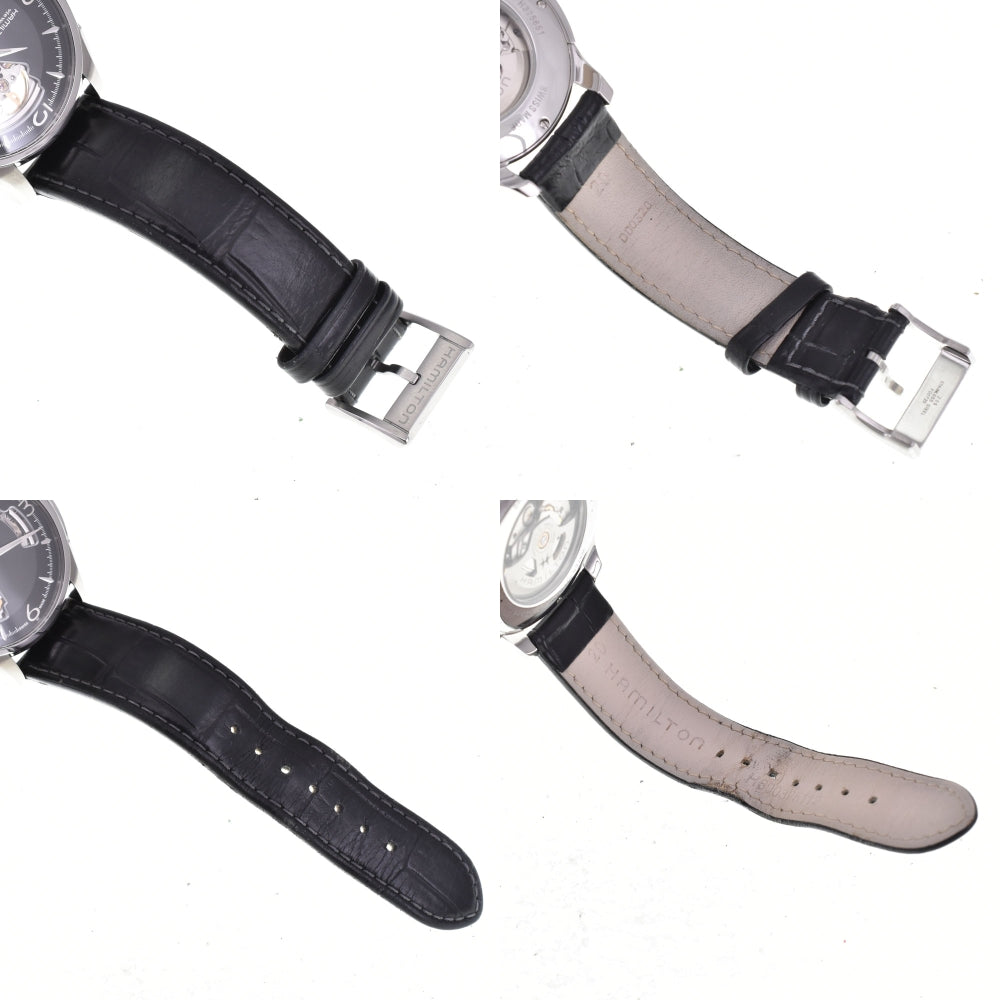 with paper HAMILTON Jazz master H325651 see-through back black Dial Automatic Men's
 Watch R#143651