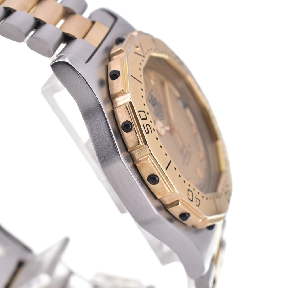 TAG HEUER Professional 200 m 935.406 Date gold Dial Quartz Men's
 Watch P#143654