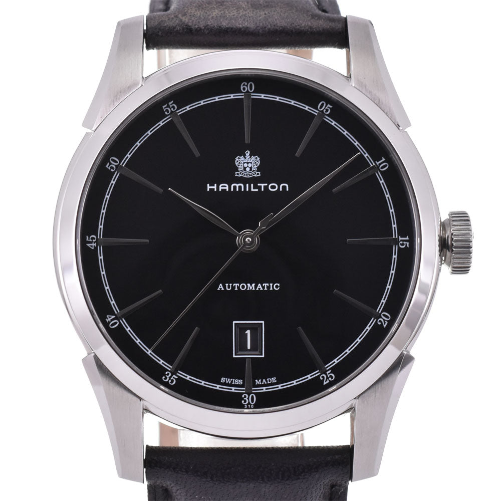 with paper HAMILTON American Classic Spirit of Liberty H424150 black Dial Automatic Men's
 Watch P#143657