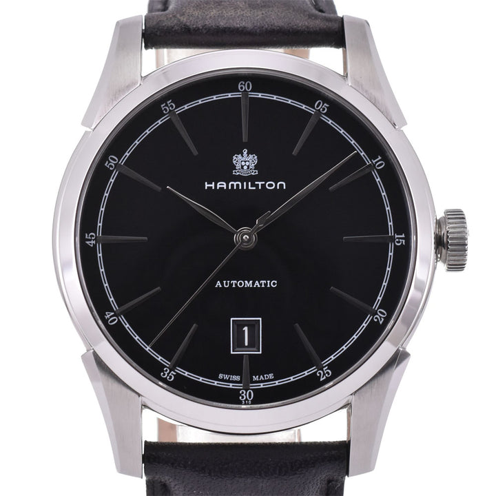 with paper HAMILTON American Classic Spirit of Liberty H424150 black Dial Automatic Men's
 Watch P#143657