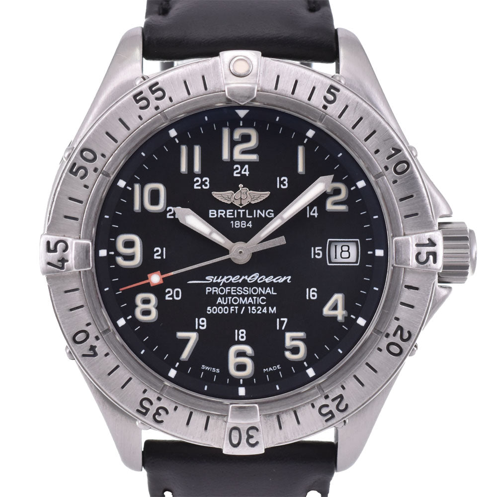 BREITLING Super Ocean A17345 Date black Dial Automatic Men's
 Watch P#143658