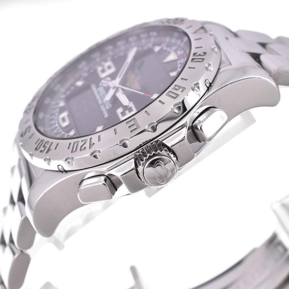 with paper BREITLING Air wolf A78363 Analog / digital gray Dial Quartz Men's
 Watch P#143659