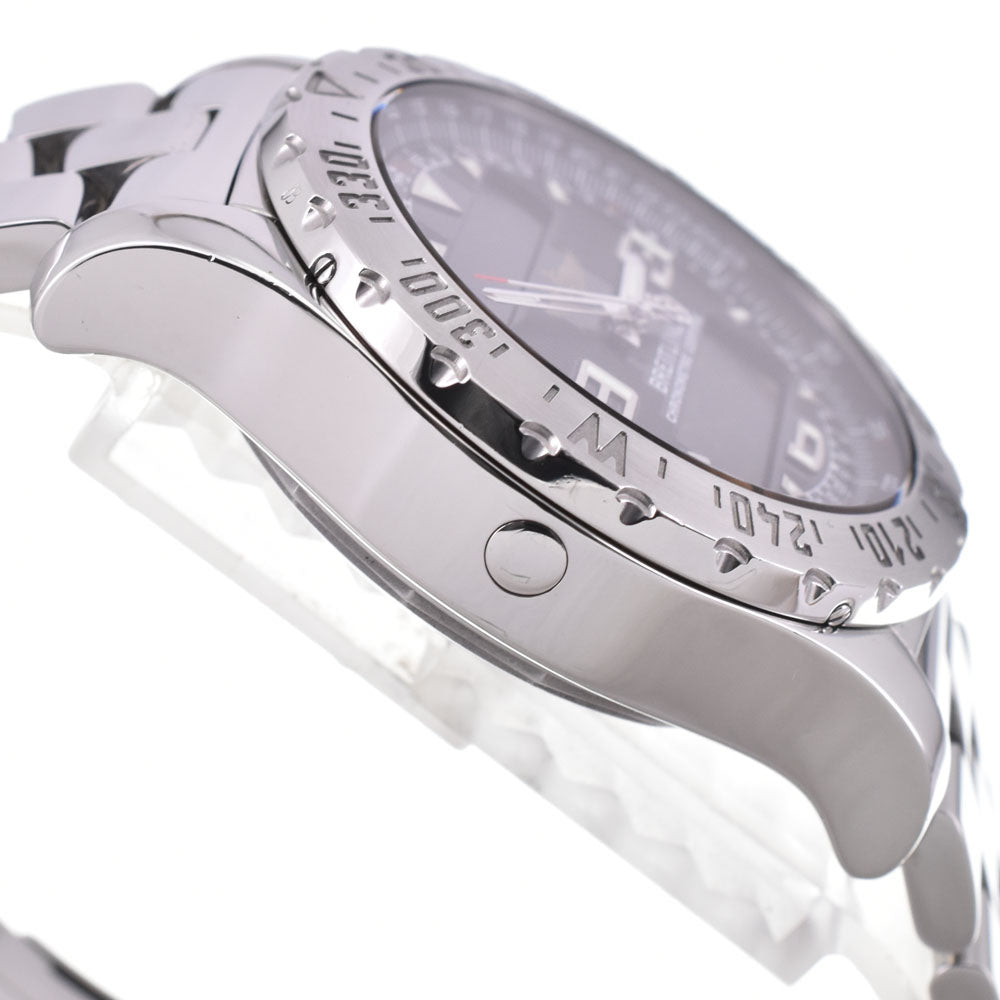 with paper BREITLING Air wolf A78363 Analog / digital gray Dial Quartz Men's
 Watch P#143659