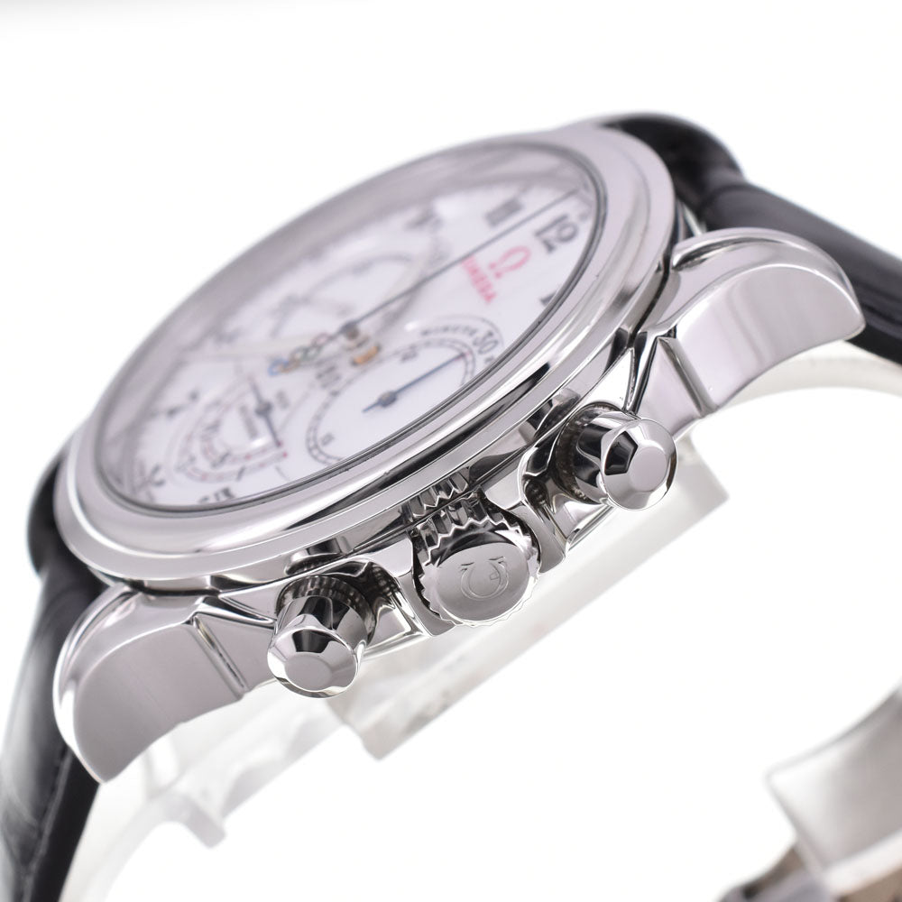 with paper OMEGA De Ville Olympic Timeless Collection 422.13.41.50.04.001 white Dial Automatic Men's
 Watch R#143663