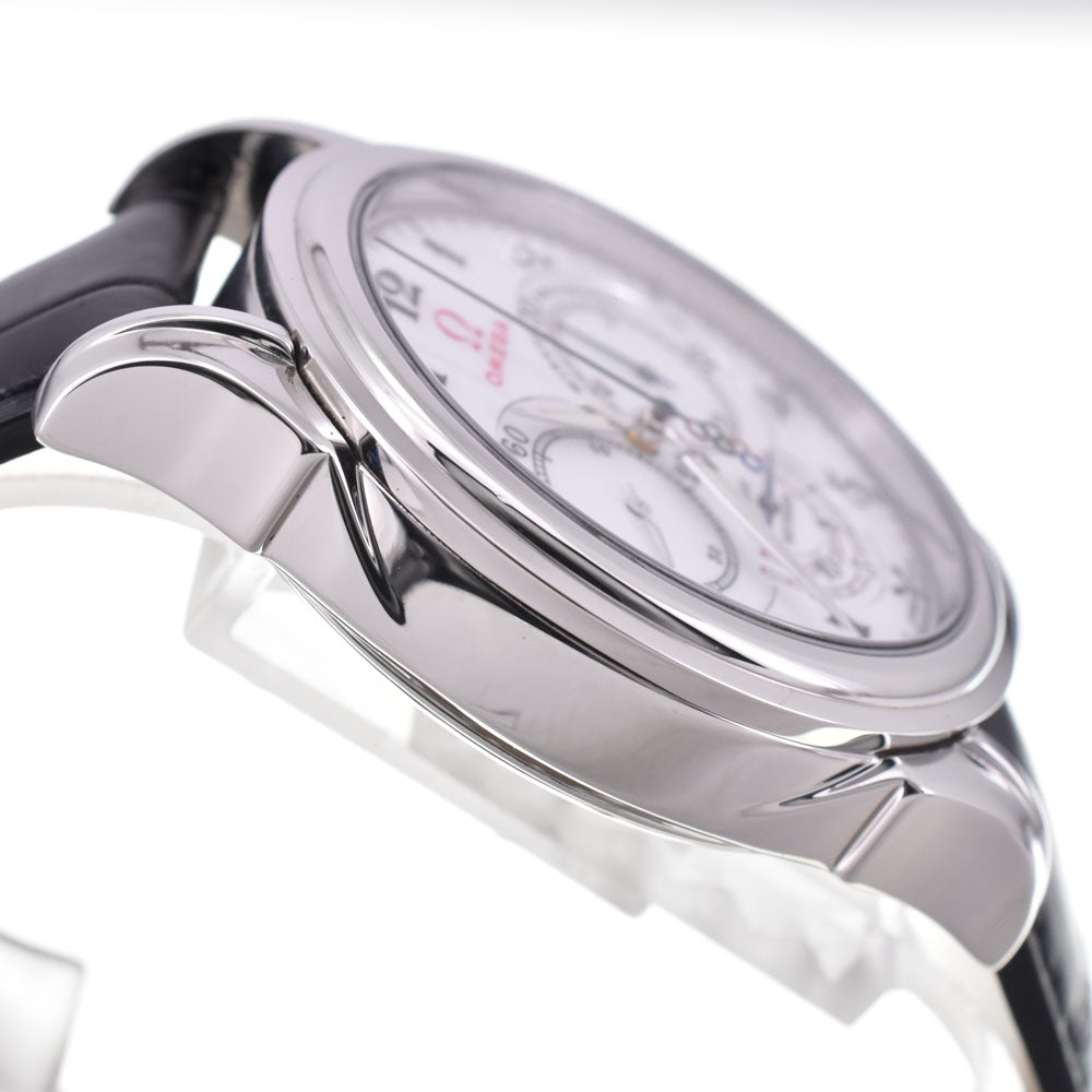 with paper OMEGA De Ville Olympic Timeless Collection 422.13.41.50.04.001 white Dial Automatic Men's
 Watch R#143663