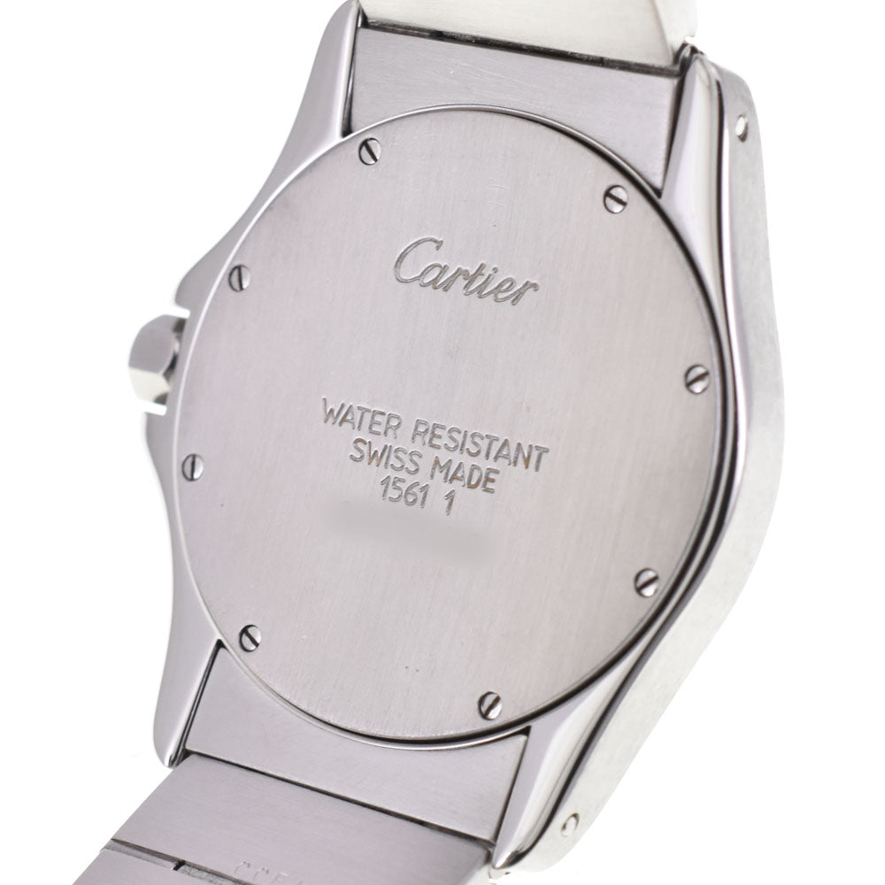 with paper CARTIER Santos cougar MM W20027K1 Date white Dial Quartz Unisex
 Watch G#143665