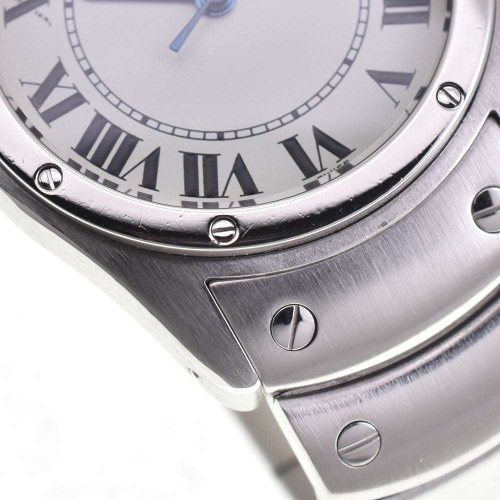 with paper CARTIER Santos cougar MM W20027K1 Date white Dial Quartz Unisex
 Watch G#143665