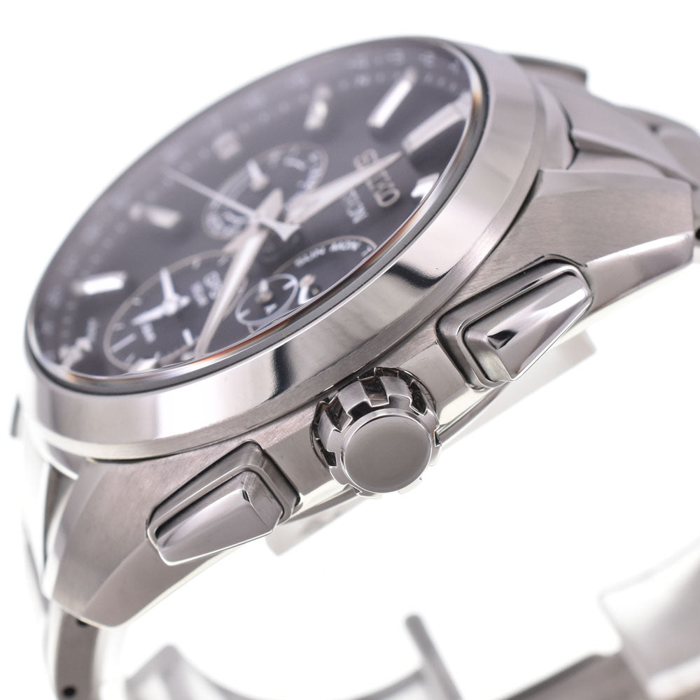 with paper SEIKO Astron SBXC067/5X53-0AV0 black Dial GPS Solar Men's
 Watch R#143666