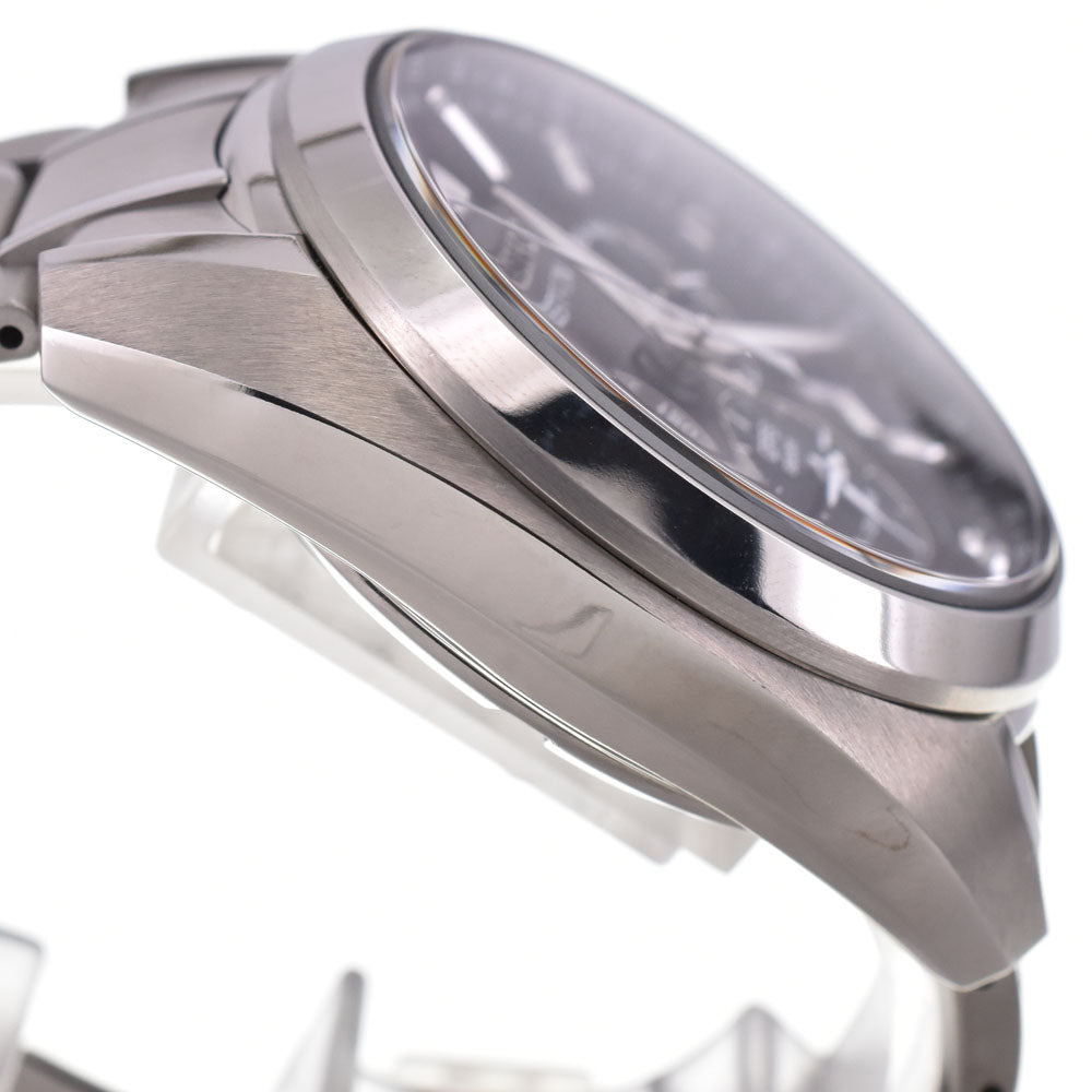 with paper SEIKO Astron SBXC067/5X53-0AV0 black Dial GPS Solar Men's
 Watch R#143666