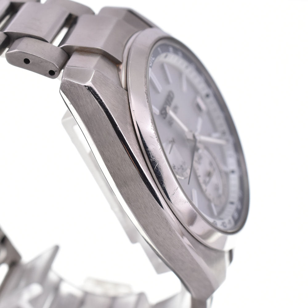 SEIKO Astron SBXY009 Titanium Day Date Silver Dial Radio Sync Solar Men's
 Watch P#143668