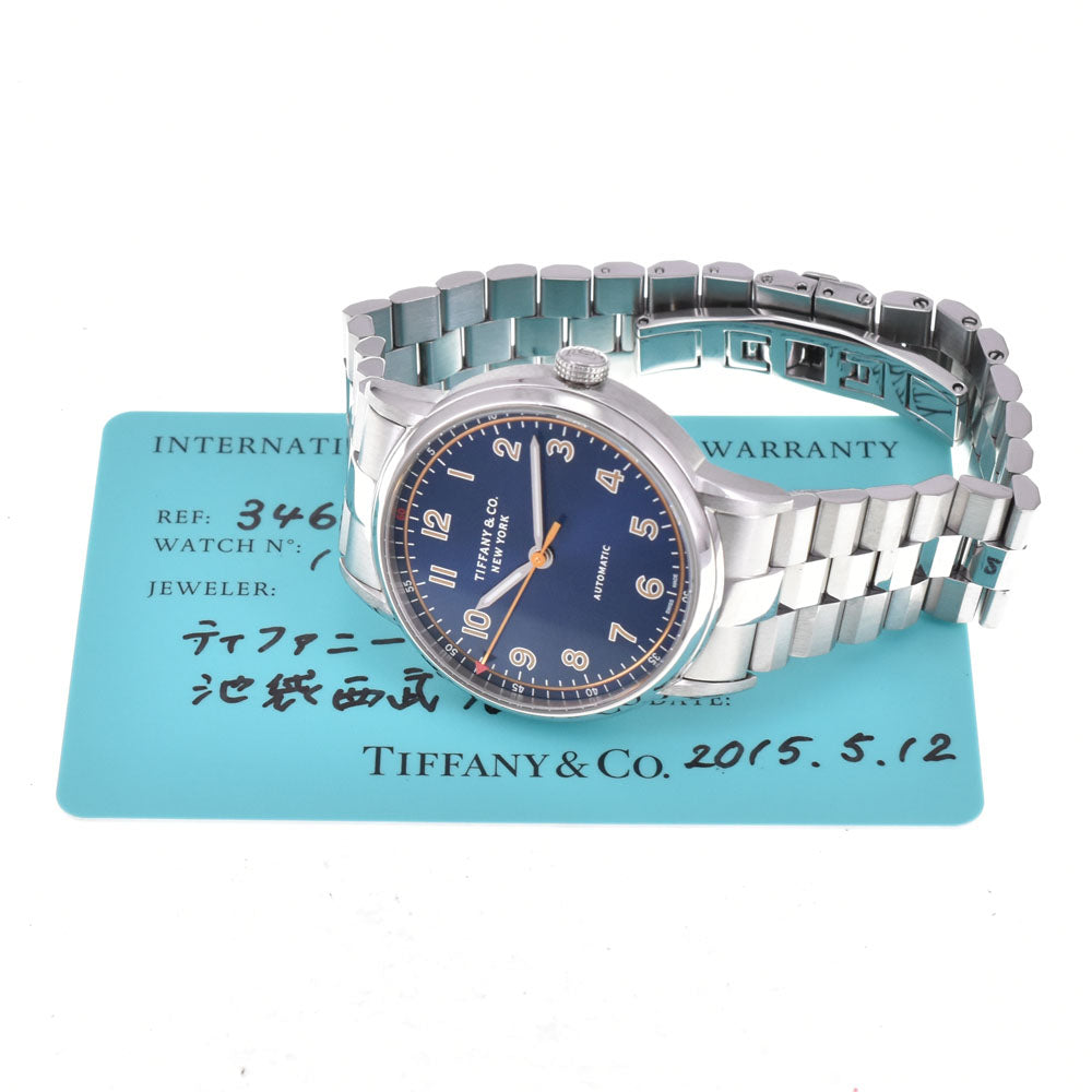 with paper TIFFANY&Co. CT60 34668337 blue Dial Automatic Unisex
 Watch Q#143669
