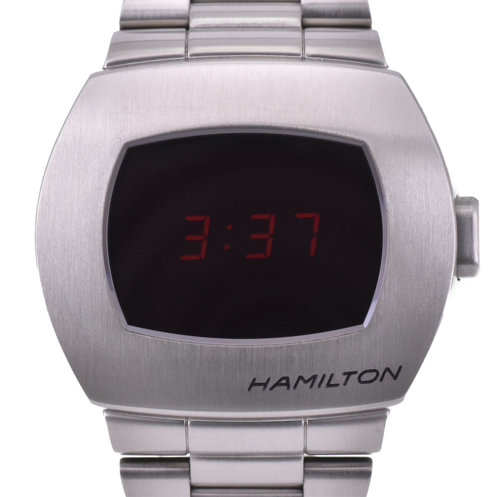 with paper HAMILTON PSR Pulsar 50th Anniversary H524140 Red Dial Quartz Men's
 Watch Q#143670