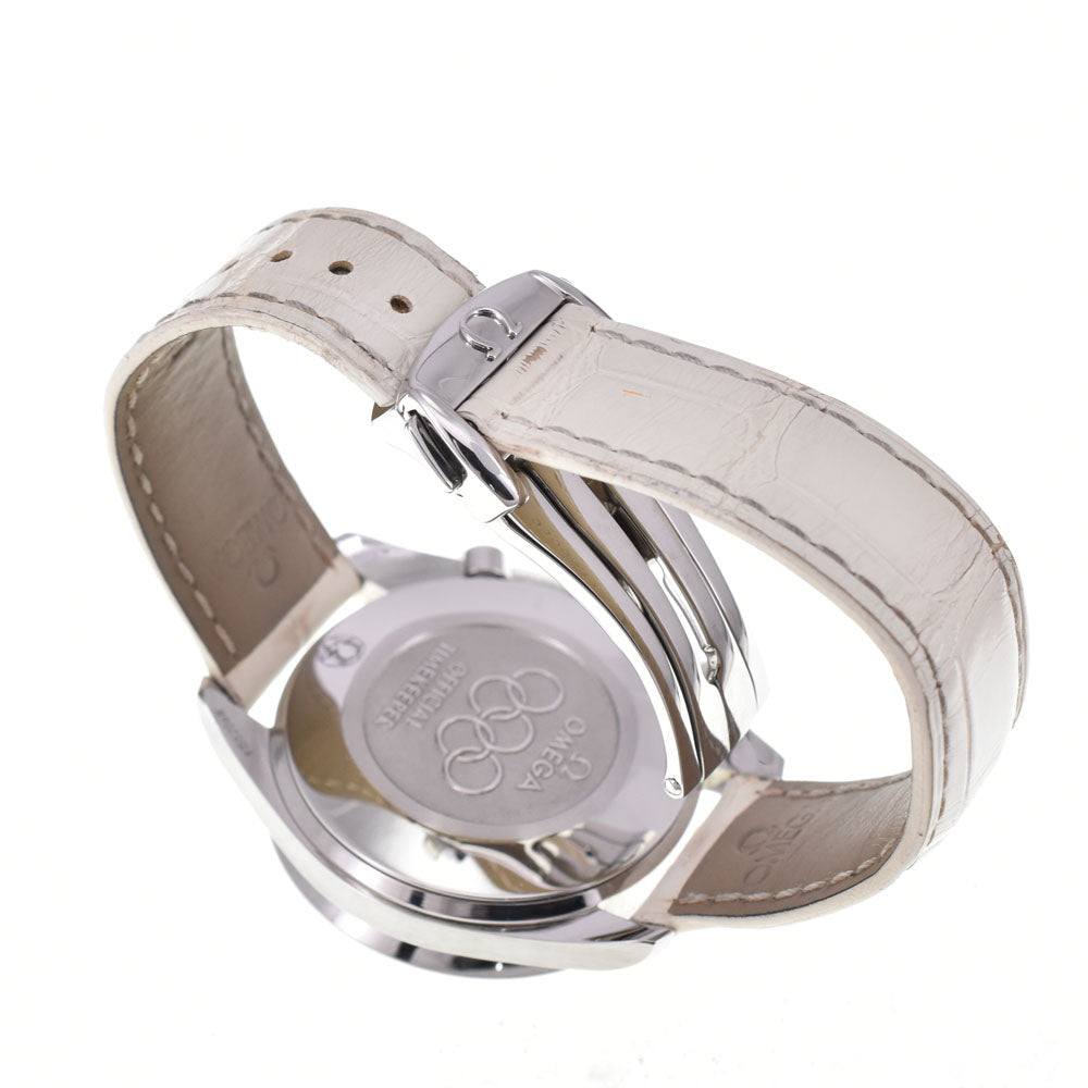 with paper OMEGA Speedmaster 3836.7036 Beijing Olympics 2008 White shell Dial Automatic Ladies
 Watch Q#143676