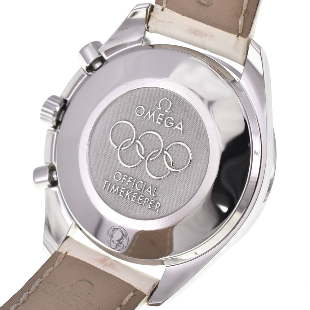 with paper OMEGA Speedmaster 3836.7036 Beijing Olympics 2008 White shell Dial Automatic Ladies
 Watch Q#143676