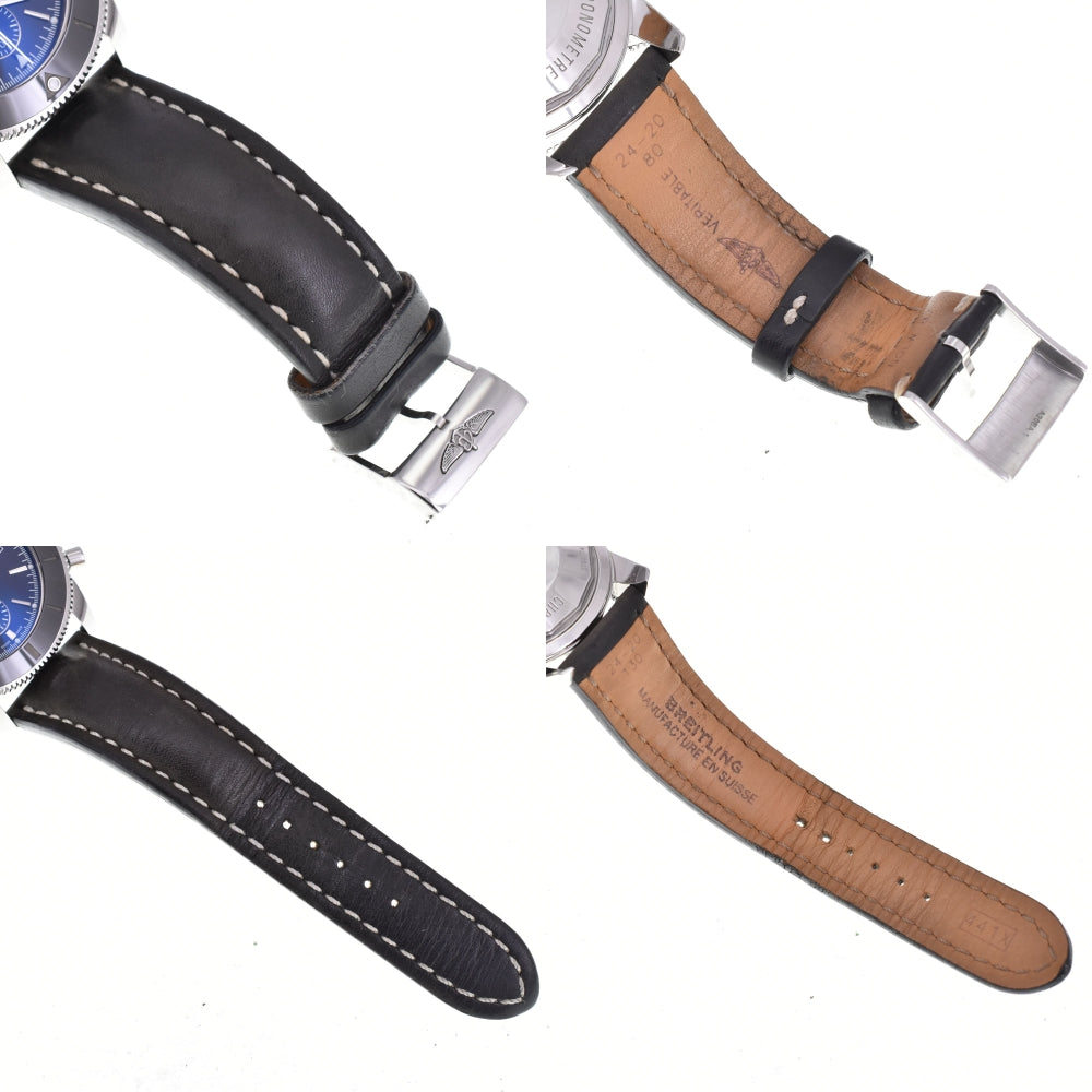 with paper BREITLING Super Ocean Heritage 2 A13312 Chronograph Date black Dial Automatic Men's
 Watch Q#143677