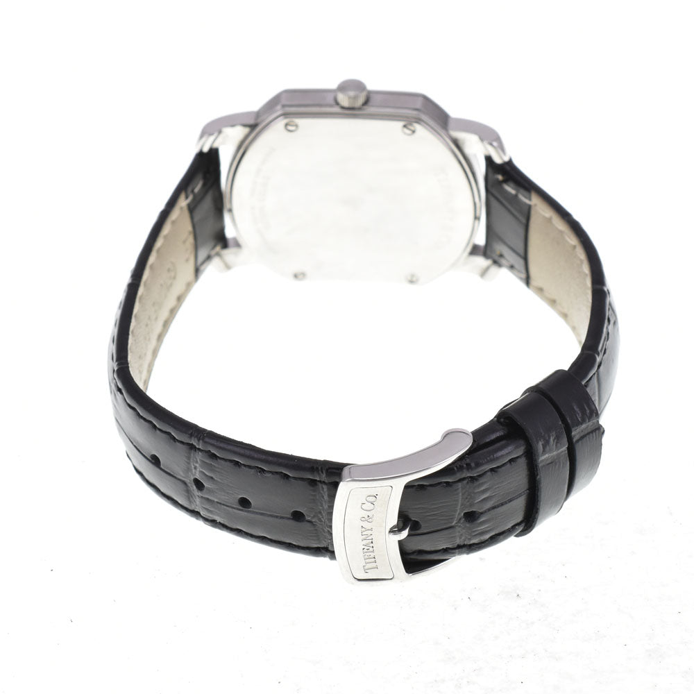 with paper TIFFANY&Co. Mark coupe 17089382 Small second date Silver Dial Quartz Men's
 Watch P#143680