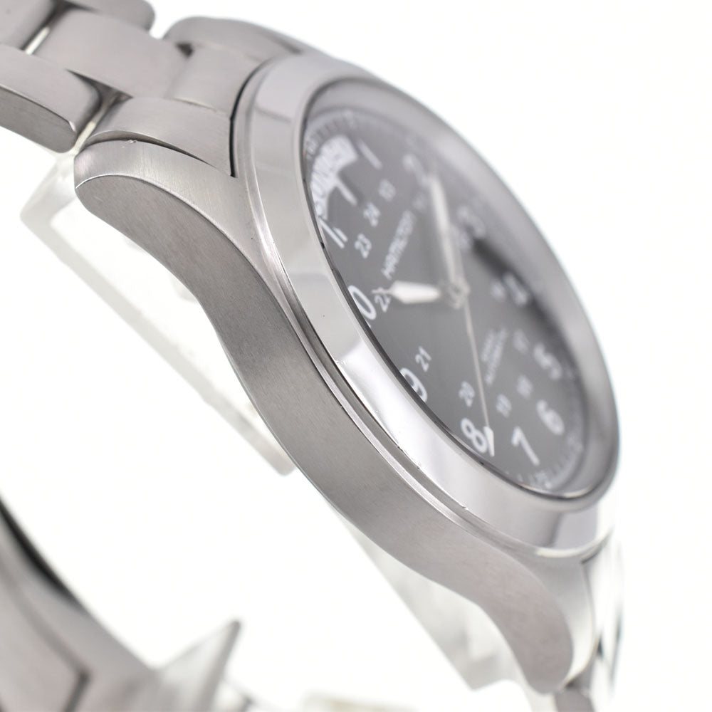 with paper HAMILTON Khaki king H644550 Day date black Dial Automatic Men's
 Watch R#143687