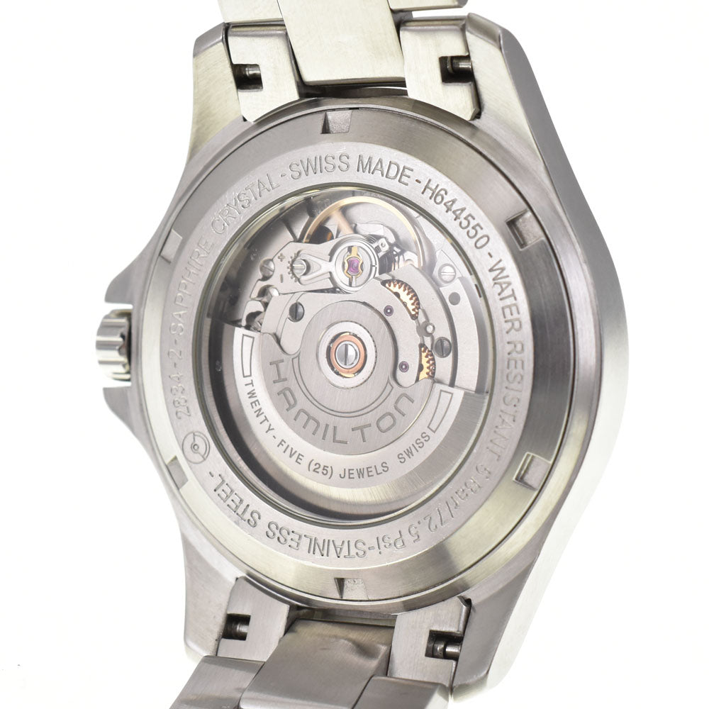 with paper HAMILTON Khaki king H644550 Day date black Dial Automatic Men's
 Watch R#143687