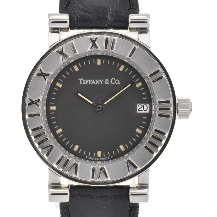 TIFFANY&Co. Atlas Stainless Steel black Dial Quartz Ladies
 Watch R#143688