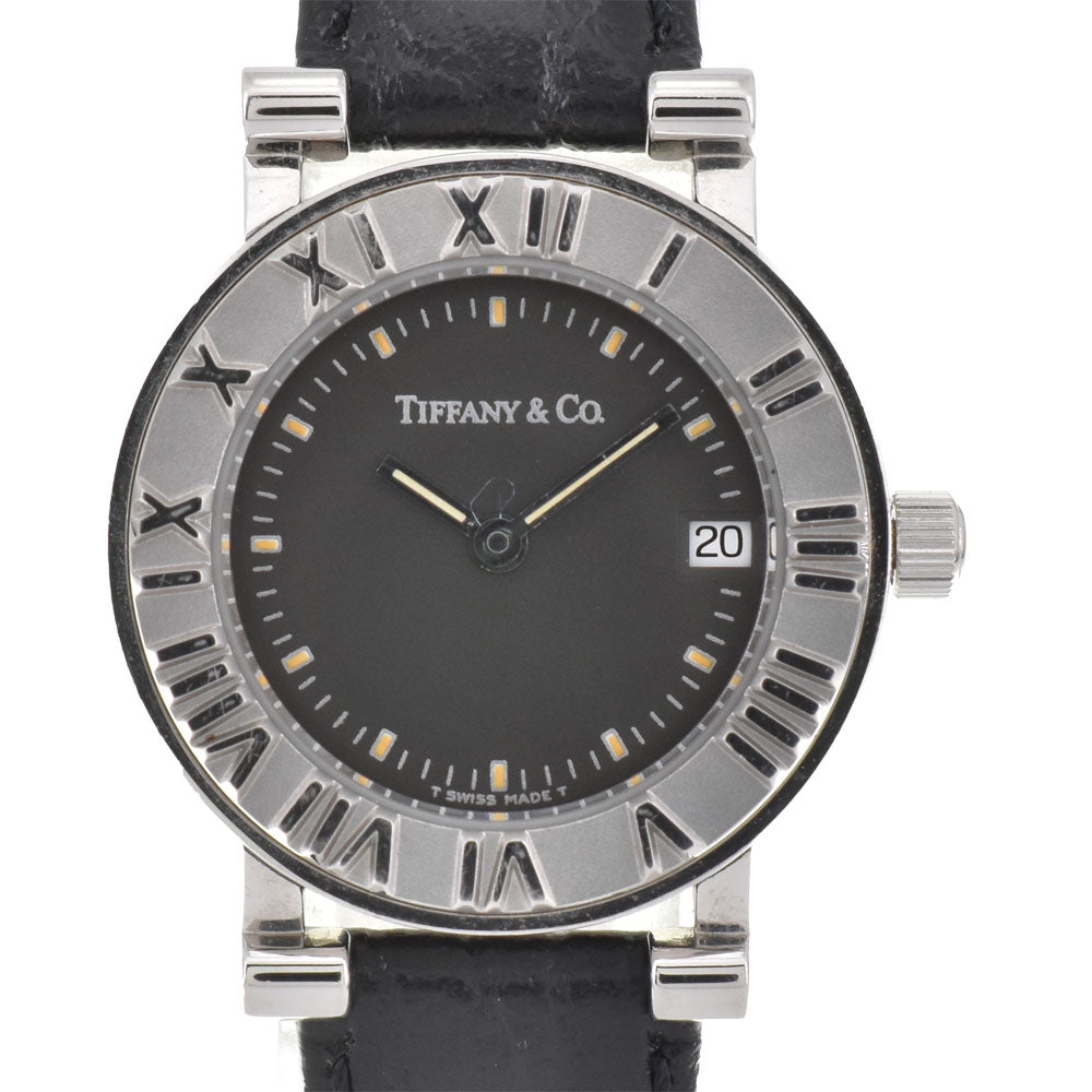 TIFFANY&Co. Atlas Stainless Steel black Dial Quartz Ladies
 Watch R#143688
