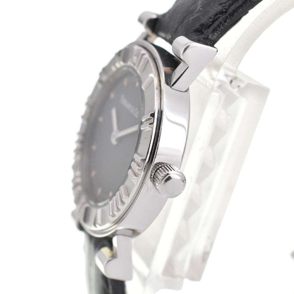 TIFFANY&Co. Atlas Stainless Steel black Dial Quartz Ladies
 Watch R#143688