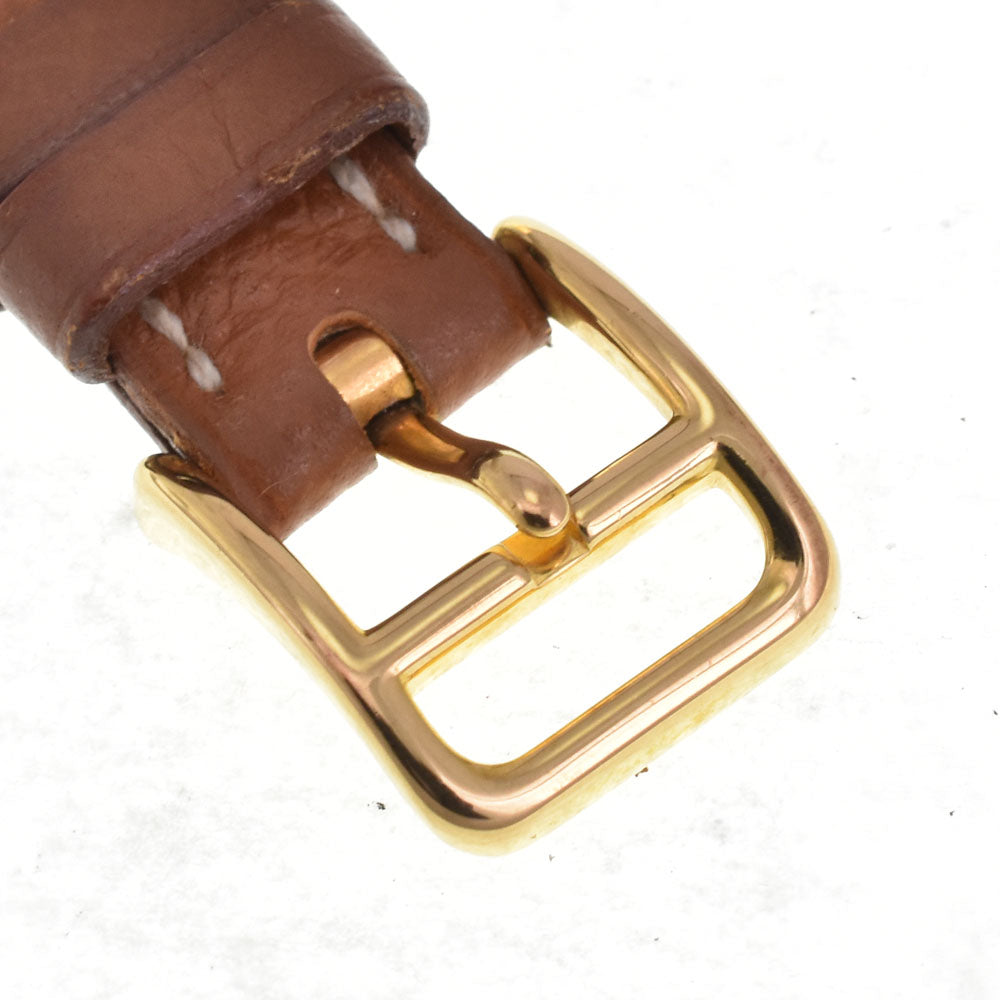 with paper HERMES Kelly watch Gold Plated / Leather gold Dial Quartz Ladies
 Watch A#143689