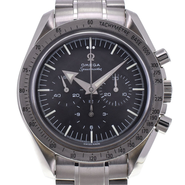 with paper OMEGA Speedmaster 3594.50 Broad Arrow 1st First Replica black Dial Hand Winding Men's
 Watch Q#143693