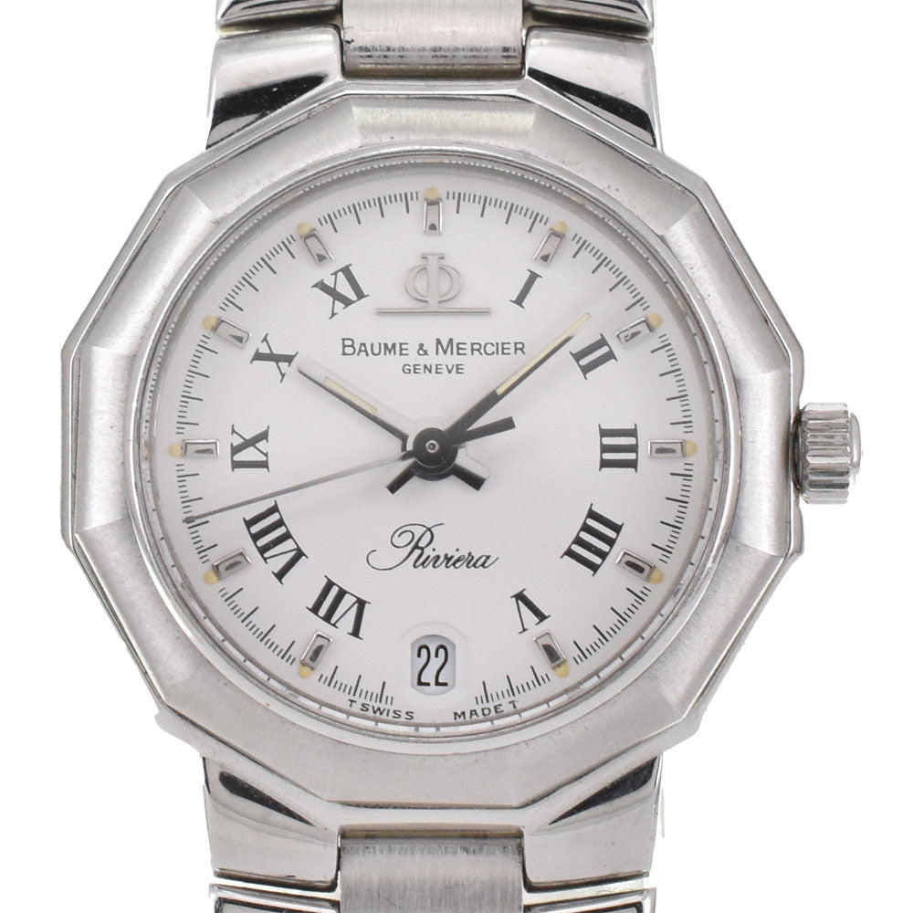 Baume & Mercier Riviera 5231 Date Silver Dial Quartz Ladies
 Watch R#143695