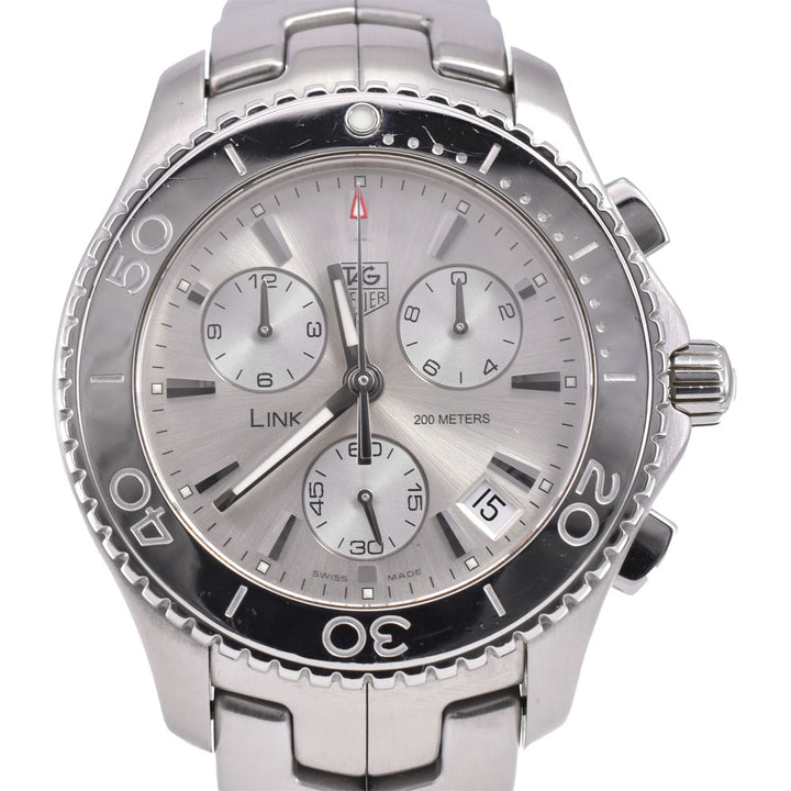 TAG HEUER Link CJ1111.BA0576 Chronograph Date Silver Dial Quartz Men's
 Watch R#143696
