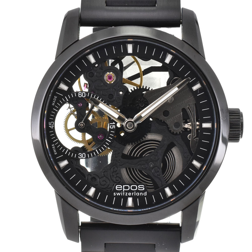with paper EPOS Emotion skeleton black Dial Hand Winding Men's
 Watch R#143702