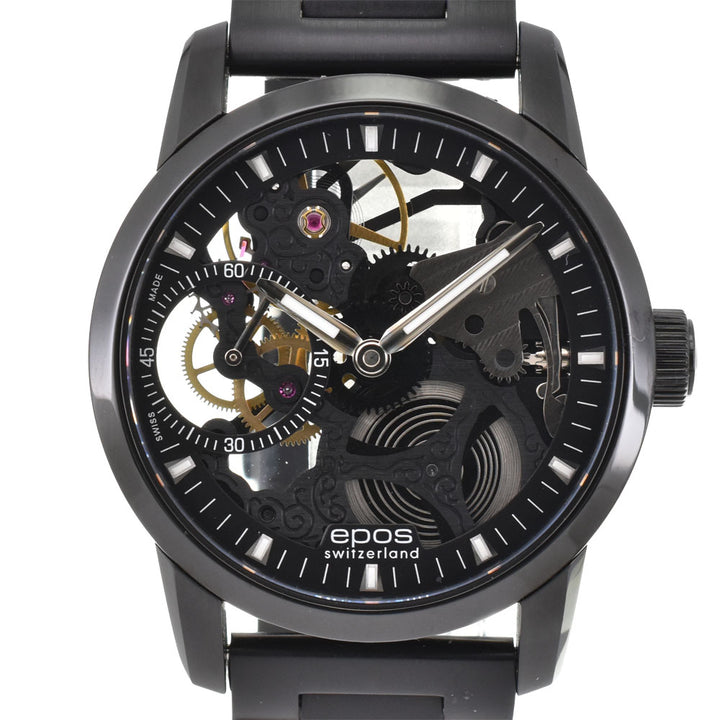 with paper EPOS Emotion skeleton black Dial Hand Winding Men's
 Watch R#143702